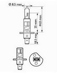 Лампа Н1 12V55W P14,5s Super White (202037) ALFA ROMEO, AUDI, BMW, CHRYSLER, CITROEN, DAEWOO/CHEVROLET, FIAT, FORD, HONDA, HYUNDAI, JAGUAR, KIA, LANCIA, LAND ROVER, LOTUS, MAZDA, MERCEDES-BENZ, MITSUBISHI, NISSAN, OPEL, PEUGEOT, PORSCHE, RENAULT, ROVER, S