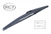 Щетка стеклоочистителя (9485) (к-т 1 шт) 14" 350mm D2 Rear Wiper / Задние щетки (9485) ALFA ROMEO, BMW, CITROEN, DACIA, FIAT, FORD, JAGUAR, LANCIA, MAZDA, MITSUBISHI, NISSAN, OPEL, PEUGEOT, RENAULT, ROVER, VAUXHALL, VOLVO SCT