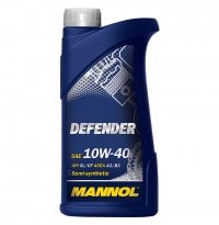Моторное масло DEFENDER 10W-40 API SN (выберите объём: 1л, 4л, 5л, 20л, 60л) MANNOL