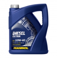 Моторное масло DIESEL EXTRA 10W-40 API CH-4/SL (выберите объём: 1л, 5л, 7л, 10л, 20л, 60л) MANNOL