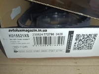 Комплект ремня ГРМ (ремень+усил. ролик) (K015521XS) БОГДАН, ВАЗ GATES