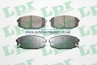 Колодки торм. диск. передн. (к-т 4 шт.) (05P1375) HYUNDAI i30, KIA CEED LPR