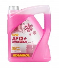 Антифриз (MN4012-5) AF12+ -40°C LONGLIFE/ДОЛГАЯ ЖИЗНЬ готовый раствор красный 5 л. MANNOL