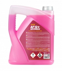 Антифриз (MN4012-5) AF12+ -40°C LONGLIFE/ДОЛГАЯ ЖИЗНЬ готовый раствор красный 5 л. MANNOL