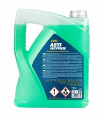Антифриз (MN4013-5) AG13 -40C HIGHTEC/ВЫСОКИЕ ТЕХНОЛОГИИ готовый раствор зеленый 5 л. MANNOL