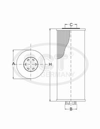 Фильтр масляный (SH4797P) ALFA ROMEO, FIAT, FORD, LANCIA, OPEL, SUBARU, SUZUKI, VAUXHALL SCT