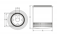 Фильтр масляный (SM104) ACURA, ALFA ROMEO, BRILLIANCE, CHERY, CHRYSLER, CITROEN, DAIHATSU, FIAT, FORD, GREAT WALL, HONDA, HYUNDAI, INFINITI, ISUZU, KIA, LANCIA, MAZDA, MERCURY, MITSUBISHI, NISSAN, OPEL, PEUGEOT, PROTON, SUBARU, TOYOTA, VAUXHALL, VAUXHALL-
