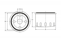 Масляный фильтр (SM134) ASIA MOTORS, BELLIER AUTOMOBILES, BIMOTA, FORD, HONDA, HYUNDAI, INFINITI, ISUZU, KAWASAKI, KIA, MARINER, MAZDA, MEGA, MERCURY, MITSUBISHI, NISSAN, RENAULT, SAAB, SMART, SUBARU, SUZUKI, TRIUMPH (MOTORBIKE), YAMAHA SCT