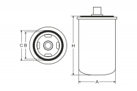 Масляный фильтр (SM5086) AUDI, SEAT, SKODA, VOLKSWAGEN SCT