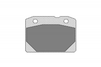 Колодка дискового тормоза передняя к-т (SP102PR) ВАЗ 2101-2107, 2123 "Chevrolet-Niva"; VOLKSWAGEN SCT