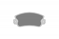 Колодка дискового тормоза передняя к-т (SP143PR) FIAT, LANCIA, SEAT SCT