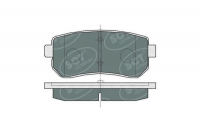Колодка дискового тормоза передняя к-т (SP380) HYUNDAI, KIA SCT