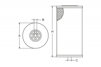 Фильтр топливный (ST760) BMW, OPEL, SAAB, SUZUKI, VAUXHALL, VAUXHALL-BEDFORD (LCV) SCT