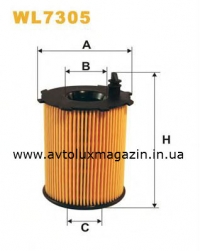 Фильтр масляный (WL7305) BMW MINI, CITROEN; FIAT; FORD; MAZDA; MINI; PEUGEOT; SUZUKI; TOYOTA; VOLVO WIX-FILTRON