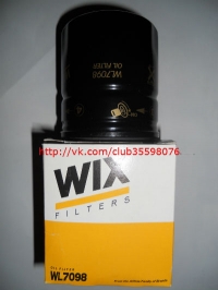 Фильтр масляный (WL7098) FORD; OPEL WIX-FILTRON