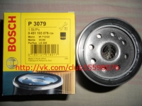Фильтр масляный (0451103079) DAEWOO, ЗАЗ, OPEL, SHEVROLET, CADILLAC, FIAT, LOTUS, ROVER, SAAB, VAUHXALL BOSCH