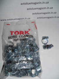 Хомут червячный 10 - 16 мм (уп. - 50 шт.) TORK