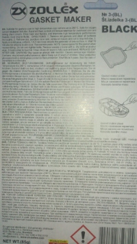 Герметик прокладок черный 85 г. ZOLLEX