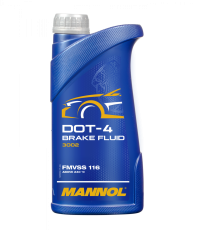 Тормозная жидкость (3002) DOT-4 1 л. MANNOL