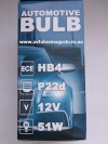 Лампа накаливания (202594) HB4 White 12V 51W P22d SCT