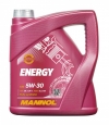 Моторное масло ENERGY 5W-30 API SN/CH-4 (выберите объём: 1л, 4л, 5л, 10л, 20л, 60л) MANNOL