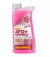 Антифриз (MN4012-1) AF12+ -40°C LONGLIFE/ДОЛГАЯ ЖИЗНЬ готовый раствор красный 1 л. MANNOL