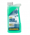 Антифриз (MN4013-1) AG13 -40C HIGHTEC/ВЫСОКИЕ ТЕХНОЛОГИИ готовый раствор зеленый 1 л. MANNOL