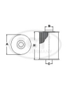 Фильтр топливный (SC7065P) VOLKSWAGEN: LT 28, LT 35, LT 46 SCT