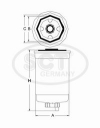Фильтр топливный (ST6030) ALFA ROMEO, CITROEN, FIAT, HYUNDAI, KIA, LANCIA, LDV, LONDON TAXI, PEUGEOT, ZASTAVA SCT