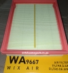 Фильтр воздушный (WA9667) KIA: CARENS III (UN); MAGENTIS II (MG) WIX-FILTRON