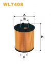 Фильтр масляный (WL7408) ALFA ROMEO, CHRYSLER, FIAT, FORD, JEEP, LANCIA, OPEL, SUBARU, SUZUKI, VAUXHALL WIX-FILTRON