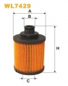 Фильтр масляный (WL7429) ALFA ROMEO, FIAT, FORD, LANCIA, OPEL, SUBARU, SUZUKI, VAUXHALL WIX-FILTRON