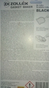 Герметик прокладок черный 85 г. ZOLLEX